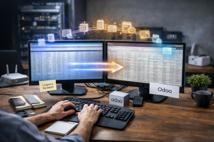 Migration sécurisée de données Odoo