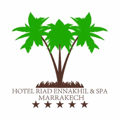 Logo officiel du Riad Ennakhil Marrakech - Maison d'hôtes traditionnelle dans la Médina.