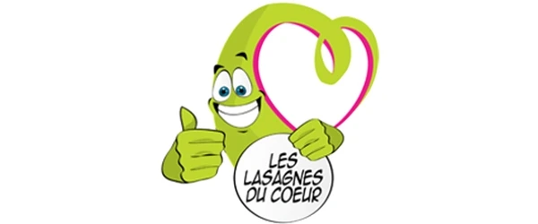 Logo illustré de l'organisation Les Lasagnes du Cœur, une référence client d'Agilorg pour la mise en place de solutions de gestion numérique avec l'ERP Odoo.